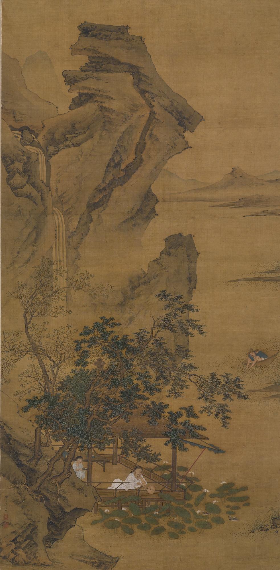 Qiu Ying - Summer Reverie By The Lotus Pond
