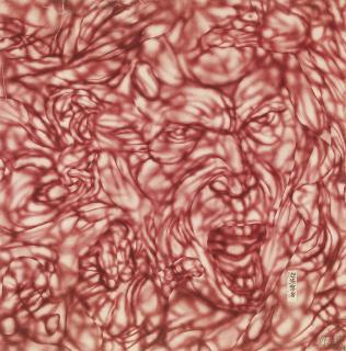 Qiu Zhijie - Eighteen Buddhist Monks series:  No. 10