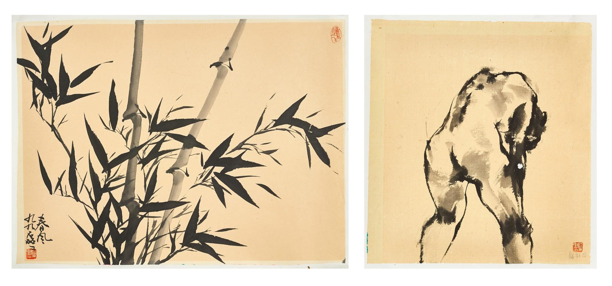 Qu Leilei - a. Spring breeze; b. Figure