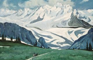 Quan Shanshi - Snow Scene Of Tian Shan