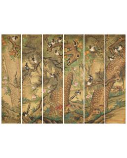 Que Lan - Magpies on Branch