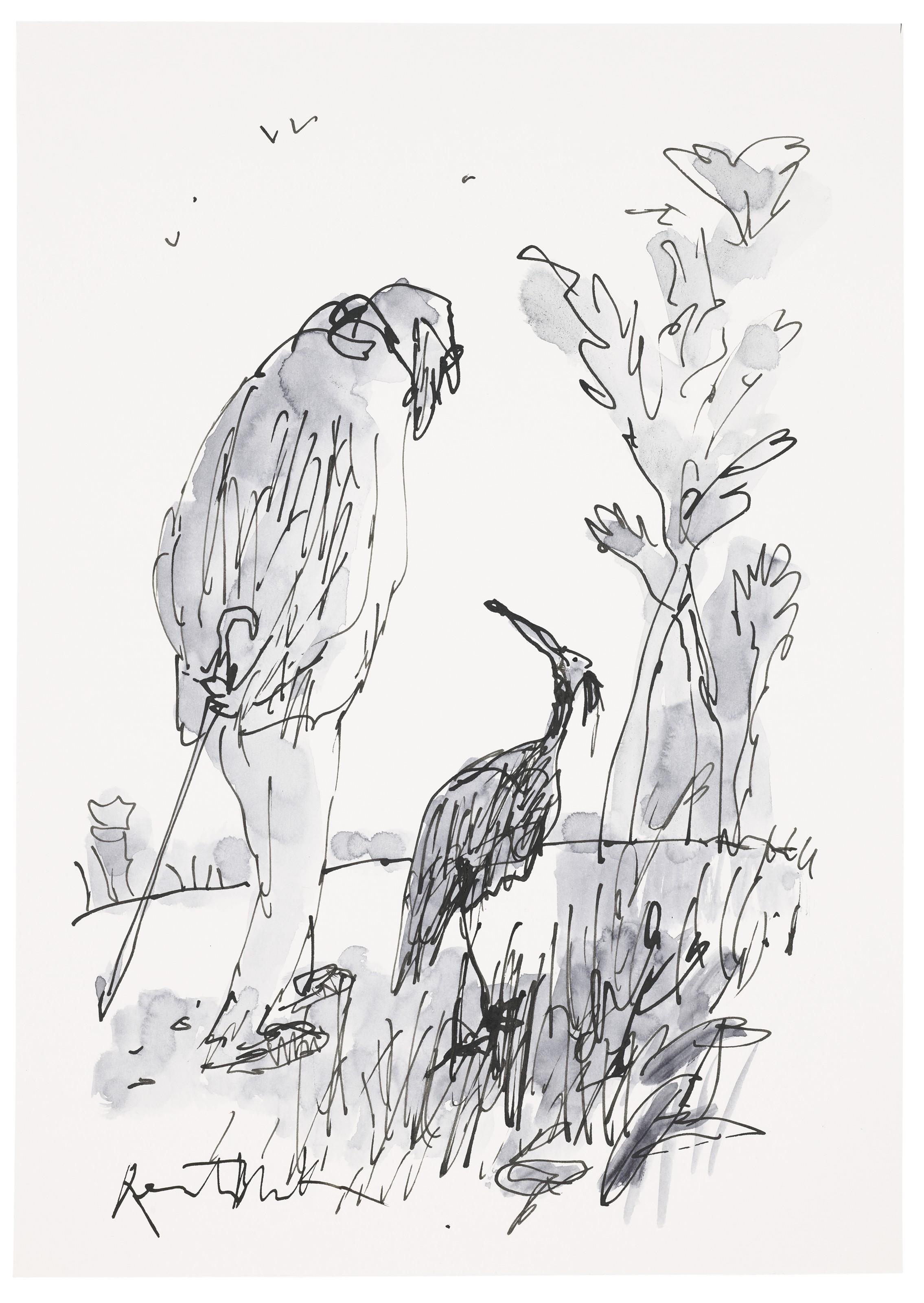 Quentin Blake - Bird companions #3