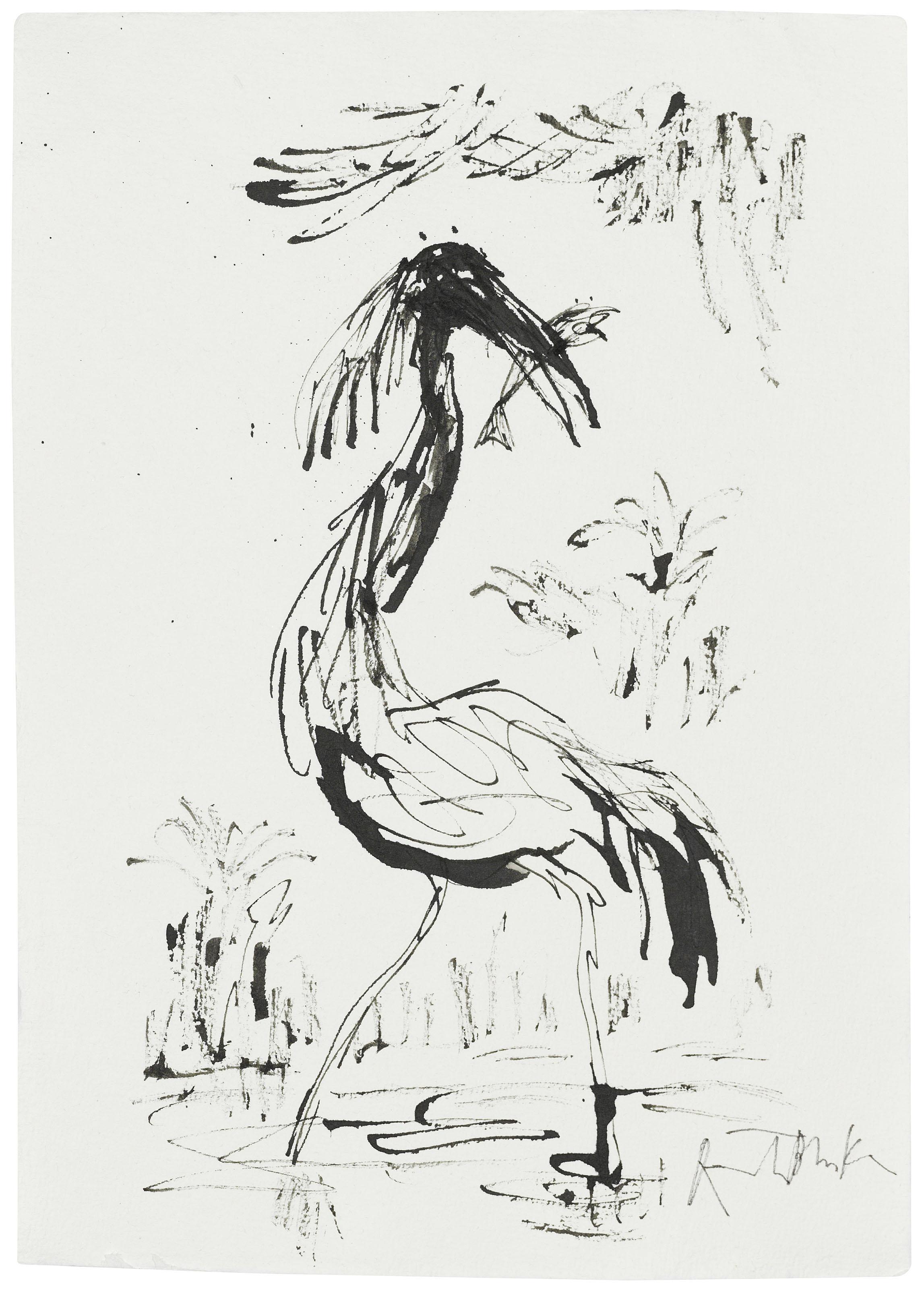 Quentin Blake - Birds drawn with quills #2