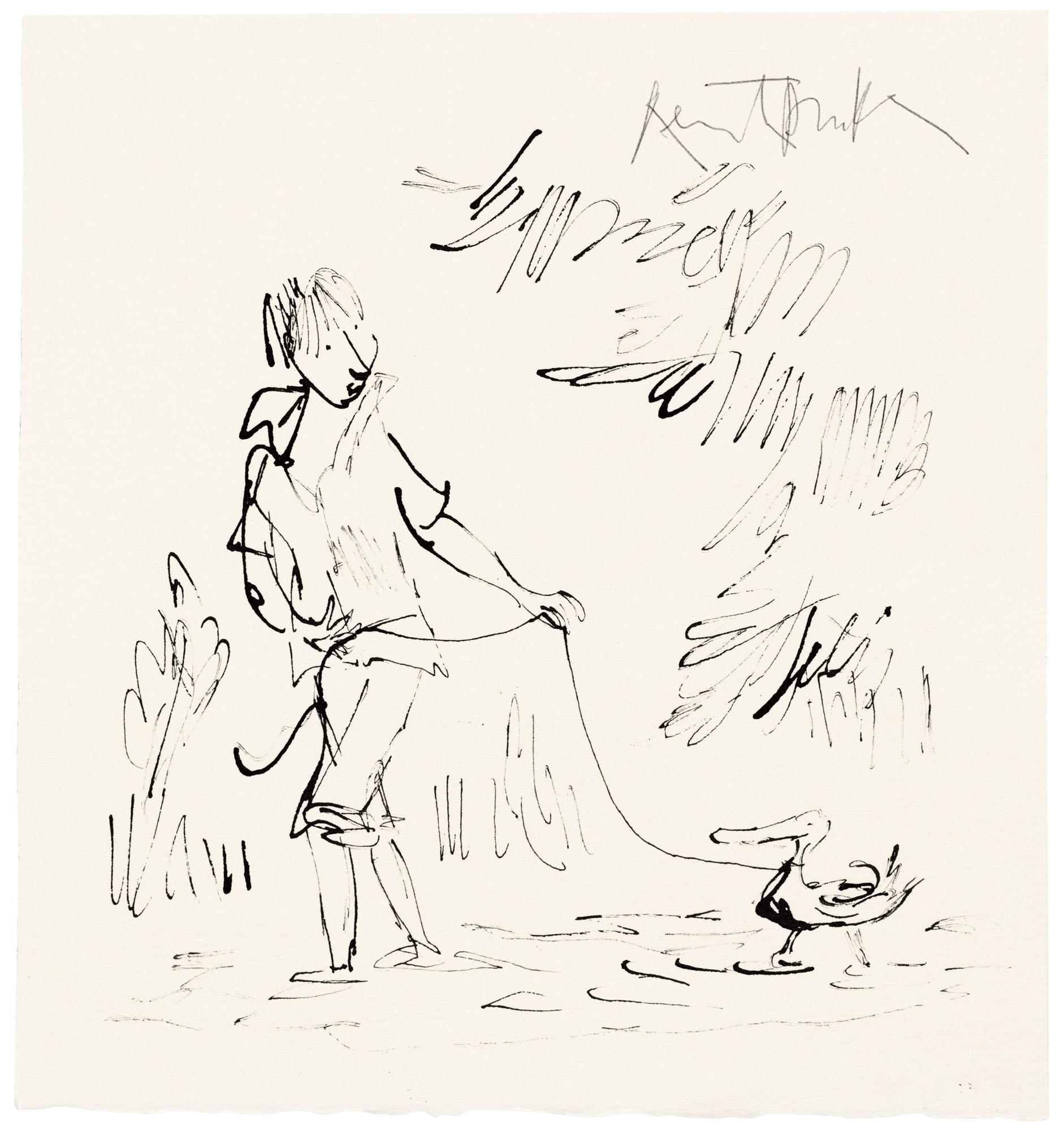 Quentin Blake - Feet in the Water #4