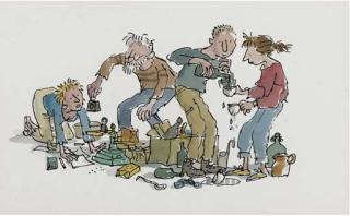 Quentin Blake - Sifting Through Bric-A-Brac