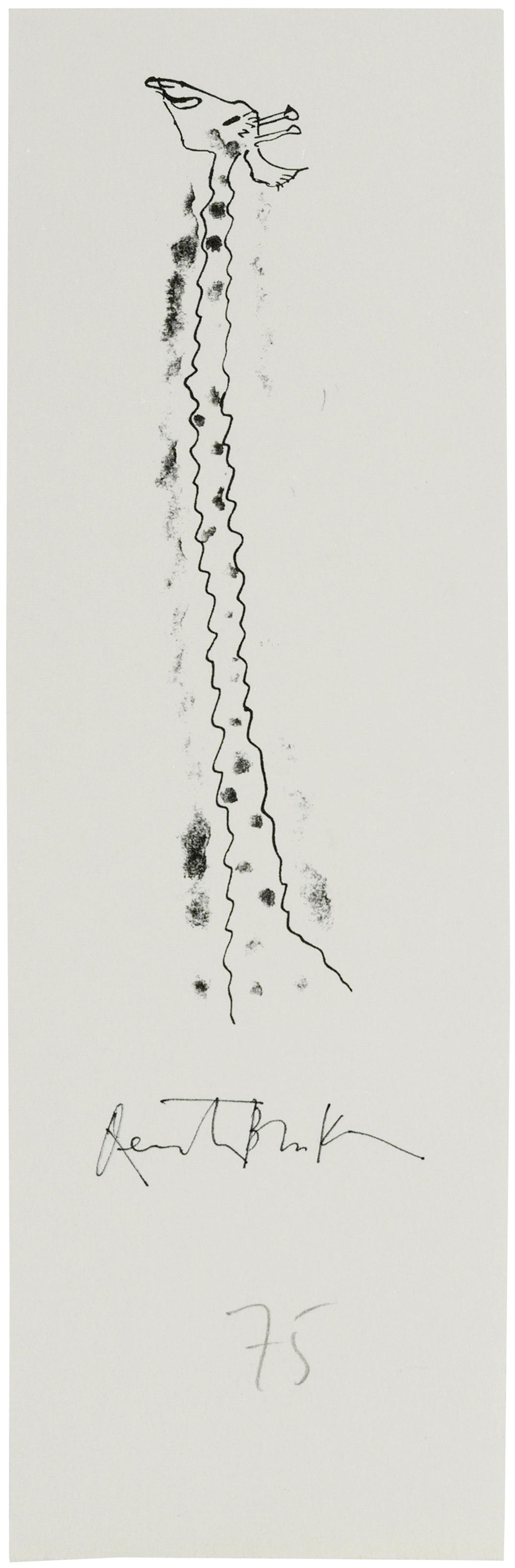 Quentin Blake - The Giraffe with his extendable neck