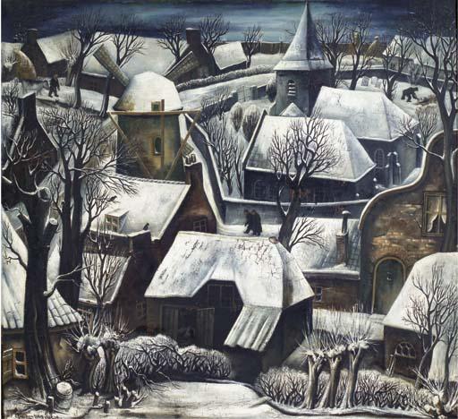 Quirijn Van Tiel - A town in winter