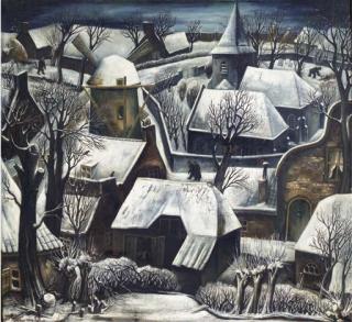 Quirijn Van Tiel - A town in winter
