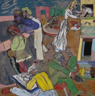 R. B. Kitaj - Greenwich Village