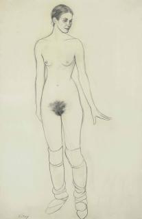 R.B. Kitaj - The Dancer (Margaret)