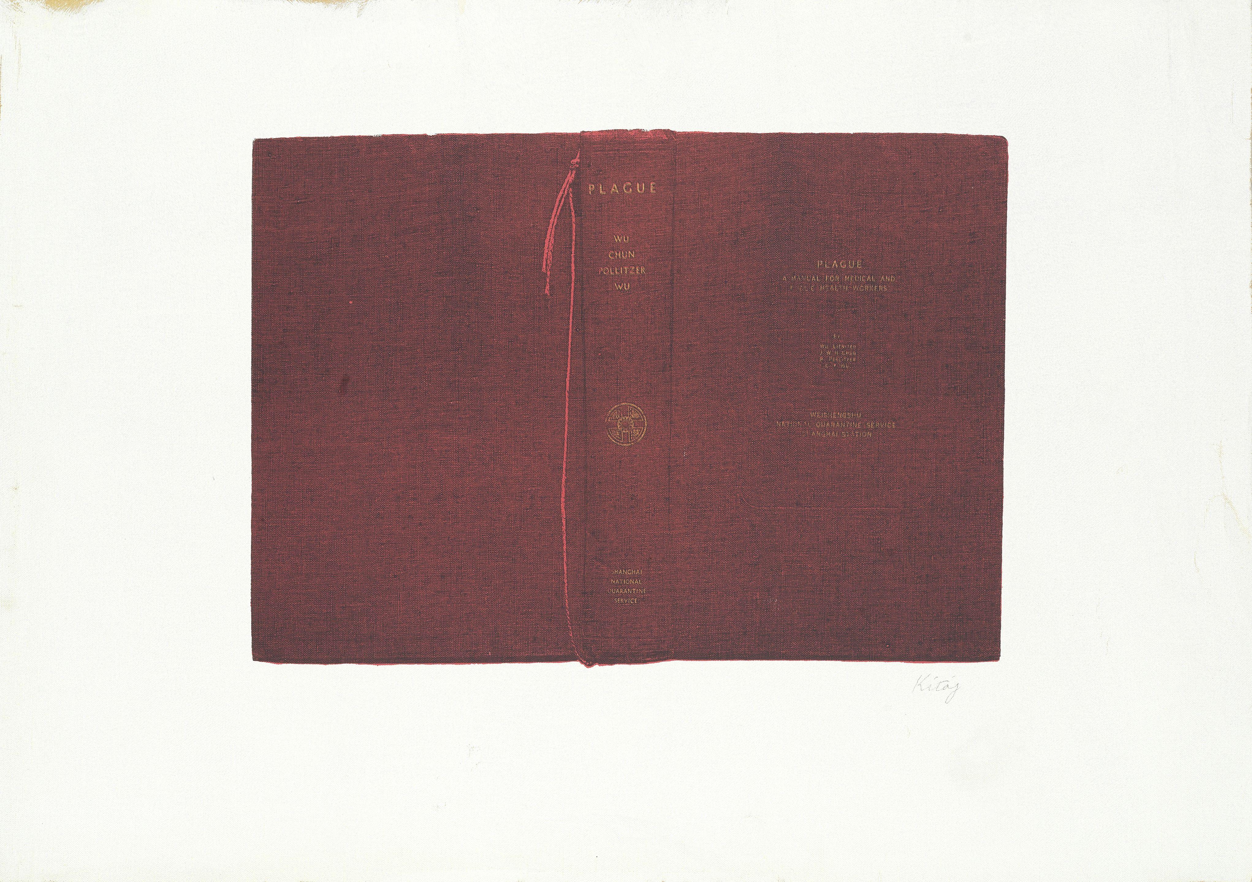 R. B. Kitaj - The Plague, from \'In Our Time: Covers for a Small Library After the Life for the Most Part\'