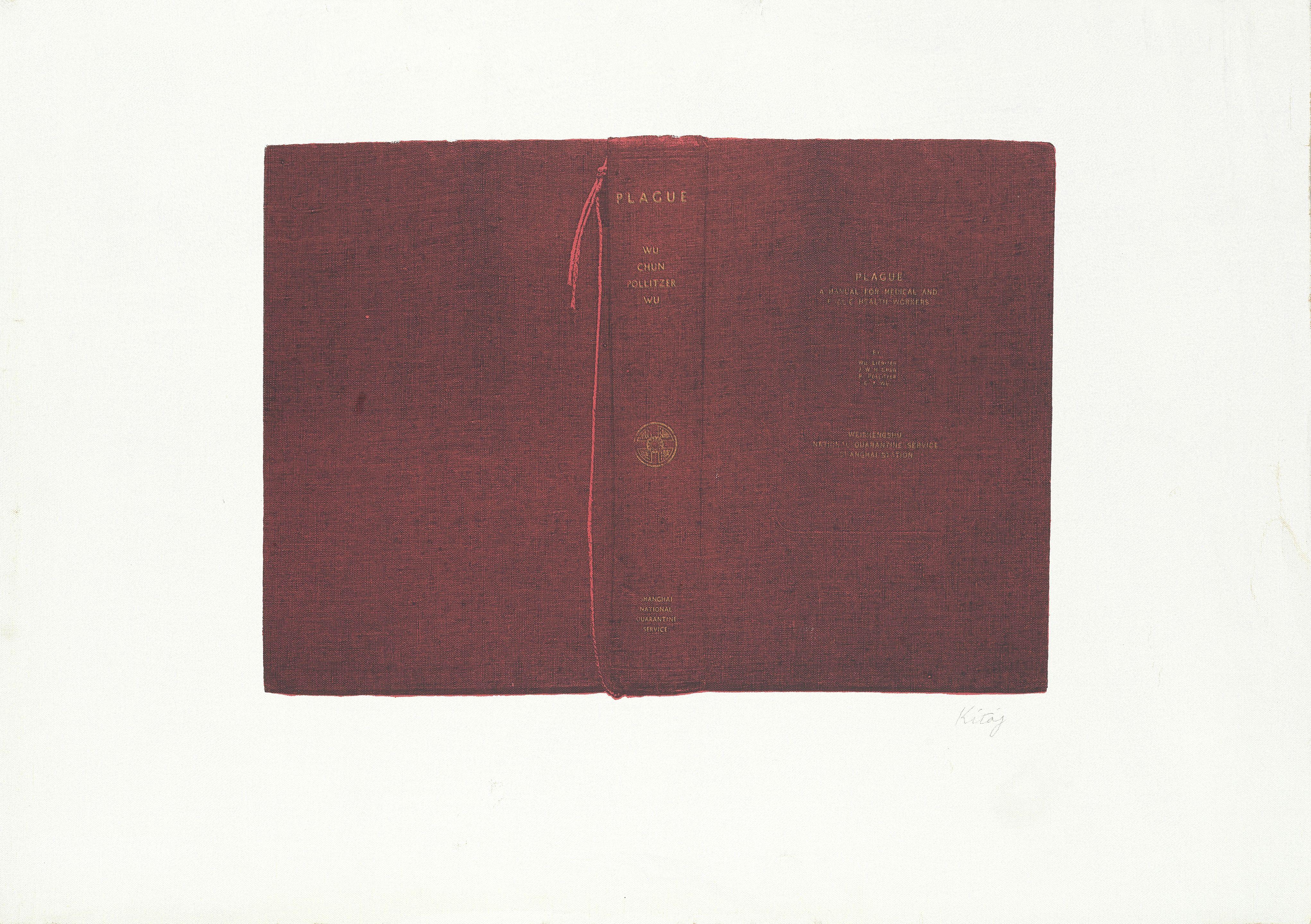 R. B. Kitaj - The Plague, from \'In Our Time: Covers for a Small Library After the Life for the Most Part\'