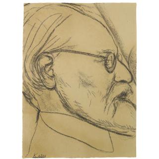 R.B. Kitaj - The Psychoanalyst (Freud)