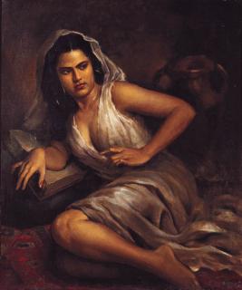 R. Basoeki Abdullah - Portrait of a lady