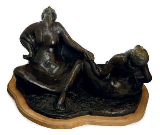 R.C. Gorman - Laughing Sisters