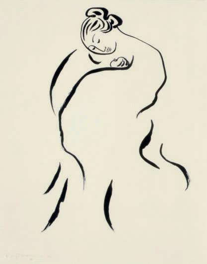 R.C. Gorman - Mother and Child
