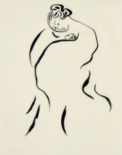 R.C. Gorman - Mother and Child