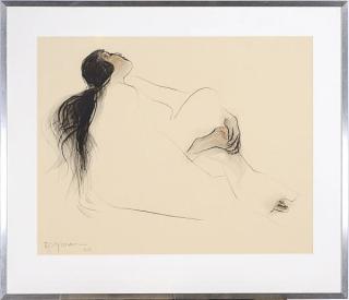 R.C. Gorman - Seated Indian Woman