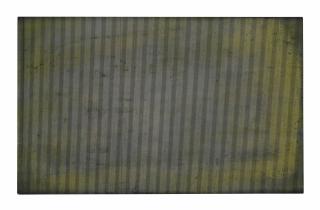 R.H. Quaytman - Chapter 7: Denial is a River (yellow velvet)