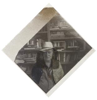 R.H Quaytman - Portrait Of Jonas Mekas For Anthology