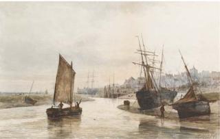 R. Malcolm Lloyd - Low tide in the harbour