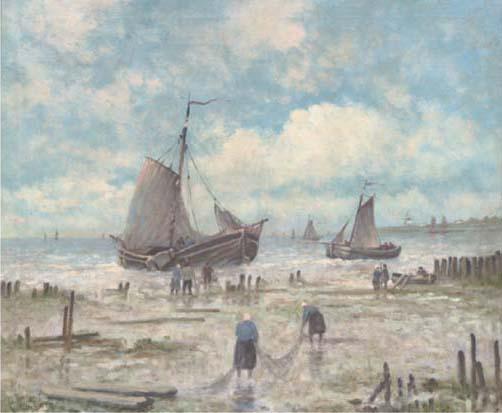 R. Mulders - Preparing the nets; and Another similar