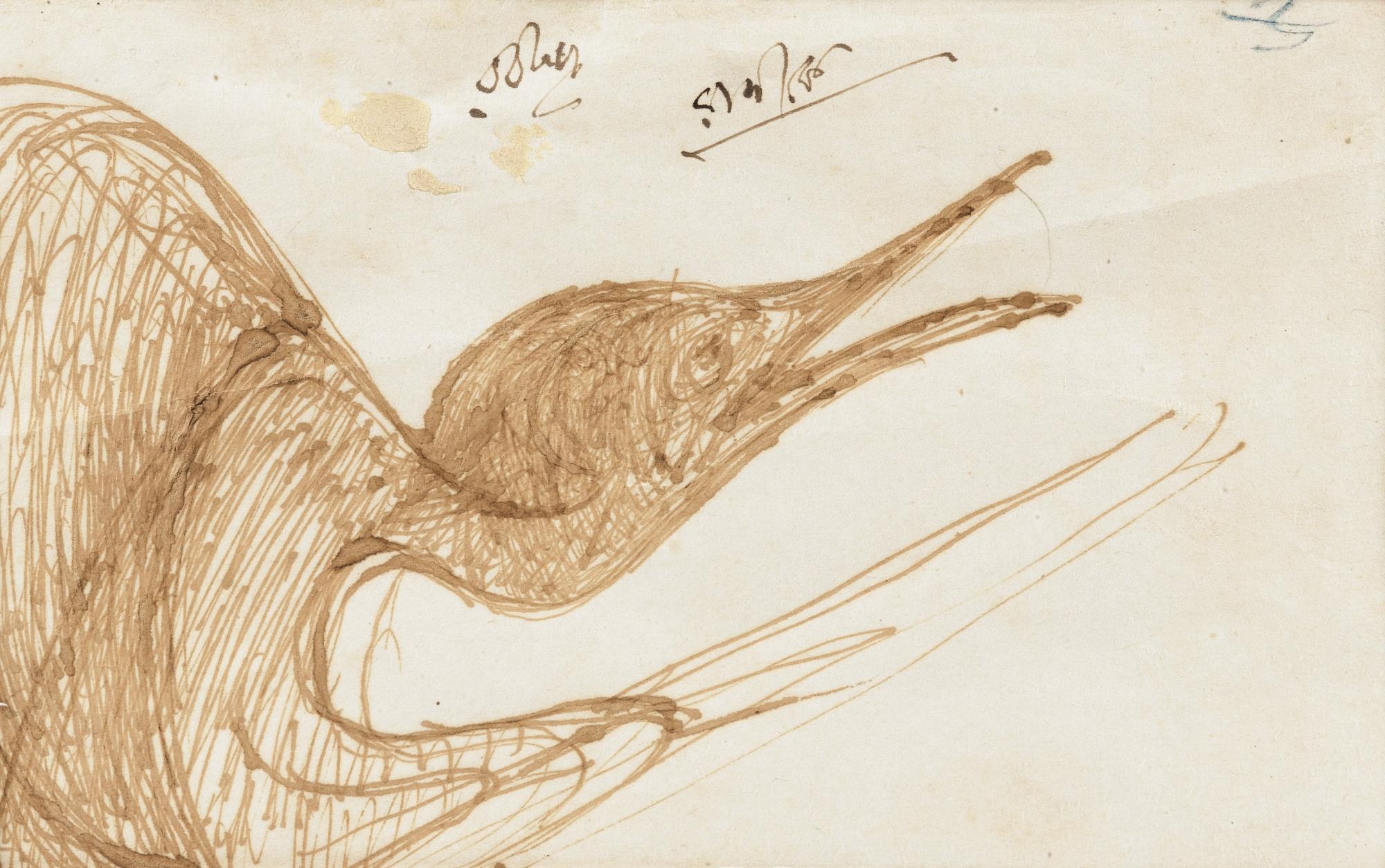 Rabindranath Tagore - Untitled (Bird)