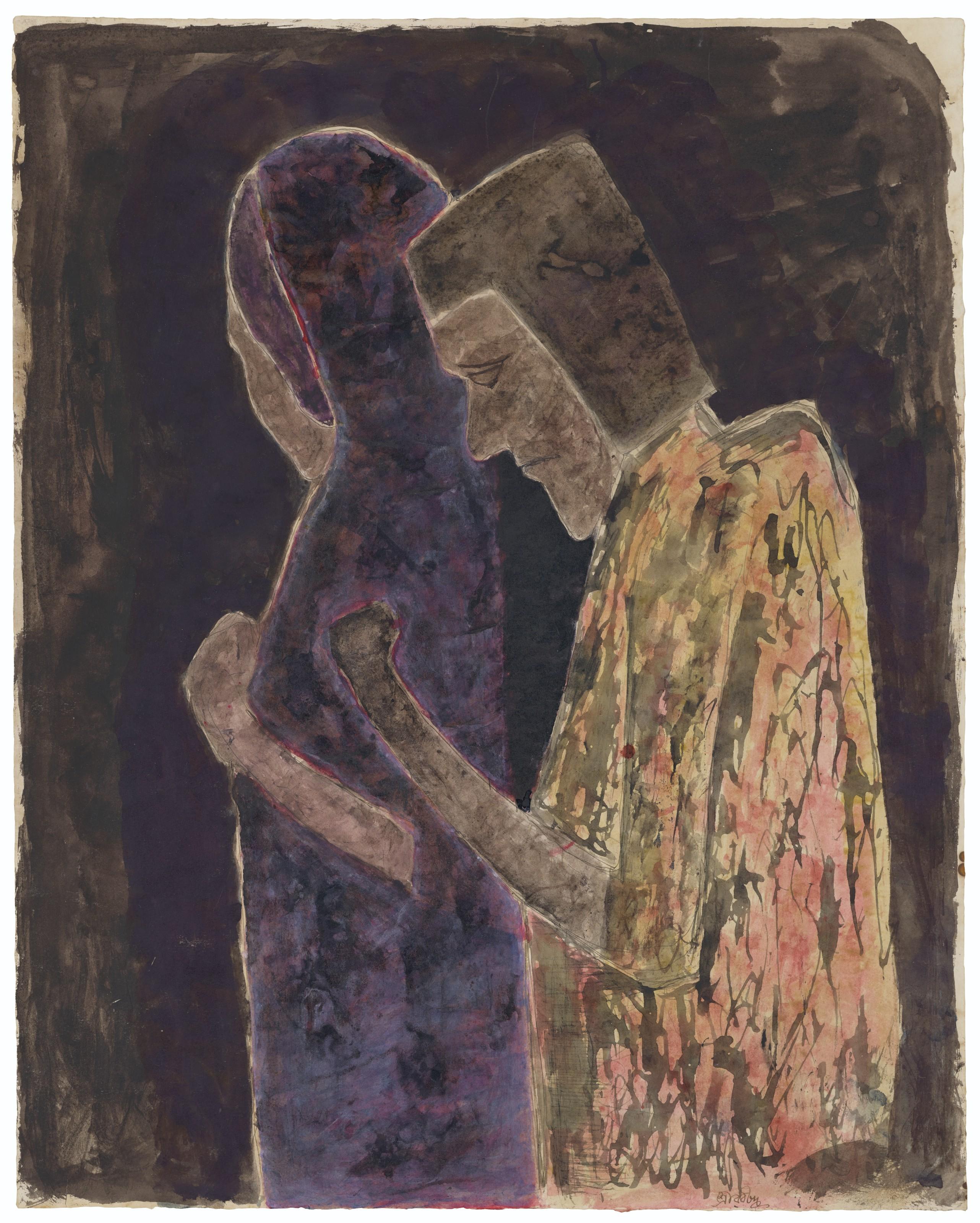 Rabindranath Tagore - Untitled (Couple)