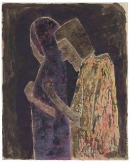 Rabindranath Tagore - Untitled (Couple)