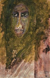 Rabindranath Tagore - Untitled (Head Of A Woman)