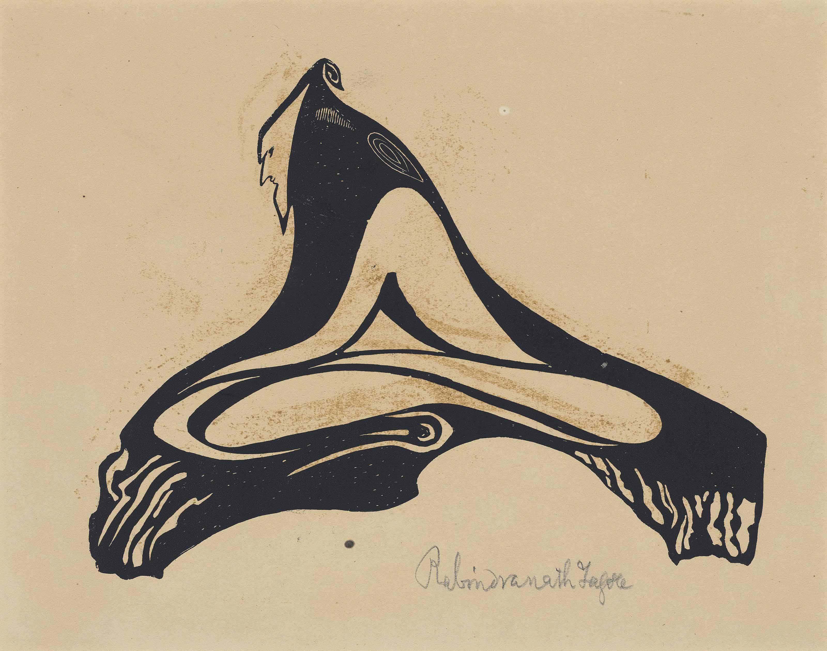 Rabindranath Tagore - Untitled (Namaz)