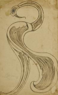 Rabindranath Tagore - Untitled (Peacock)