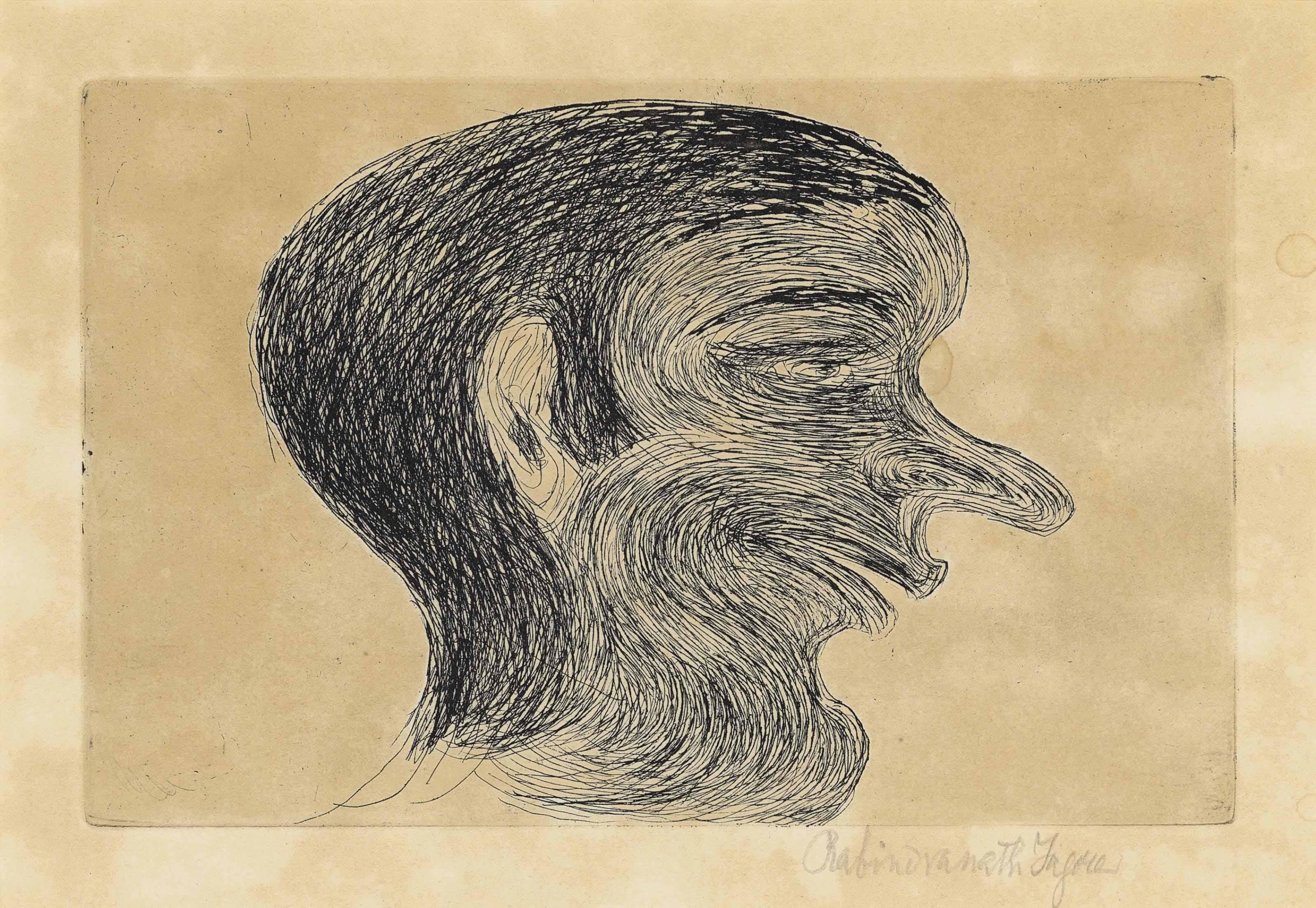 Rabindranath Tagore - Untitled