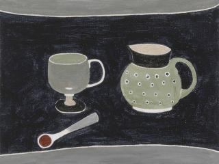 Rachel Nicholson - Green Spotty Jug