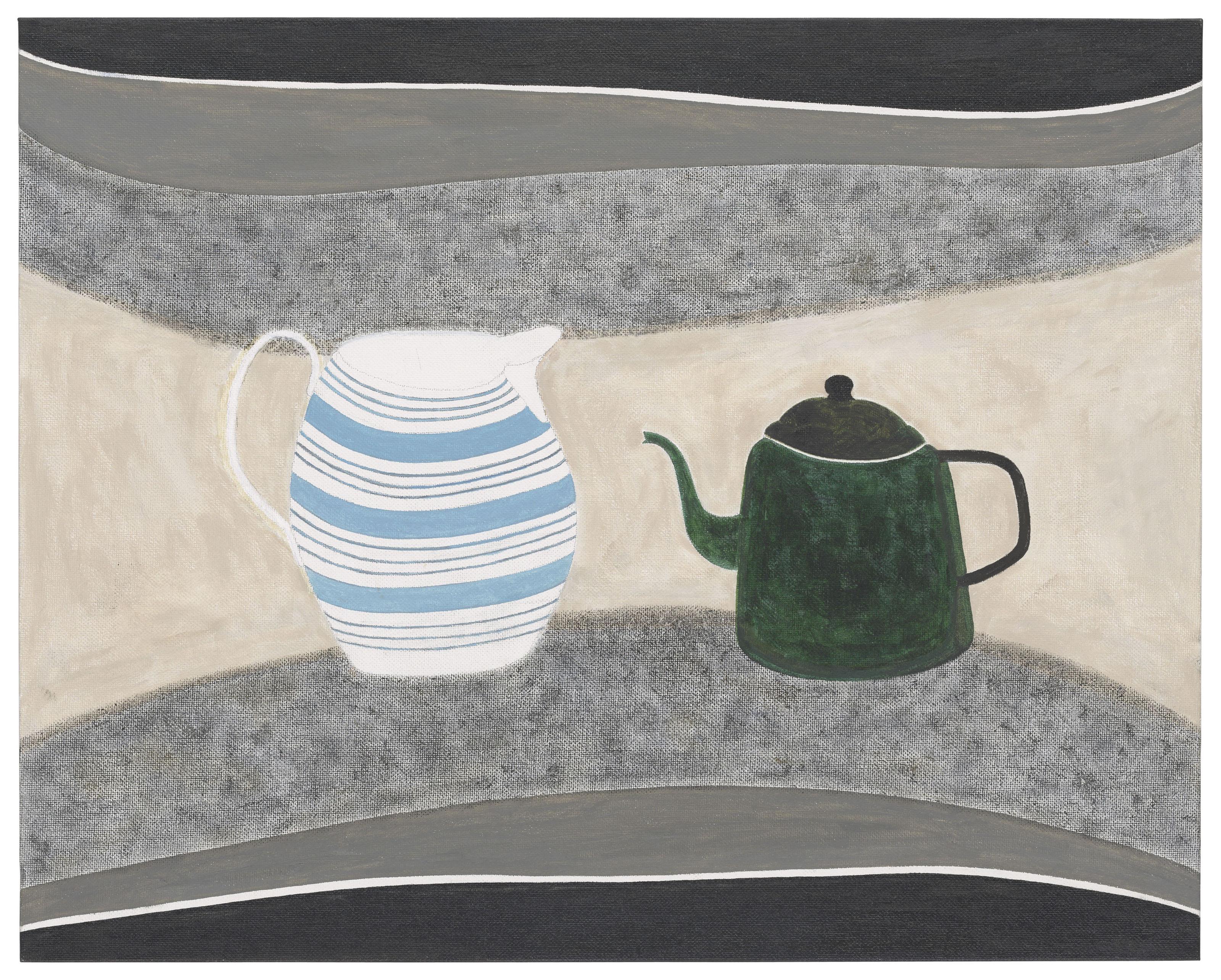 Rachel Nicholson - Still Life with Green and Blue