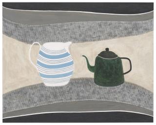 Rachel Nicholson - Still Life with Green and Blue