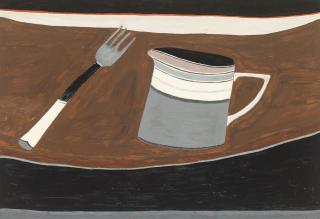 Rachel Nicholson - Still Life with Jug and Fork