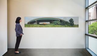 Rackstraw Downes - S-Bend in an Elevated Section of the New Jersey Turnpike