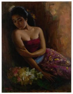 Raden Basoeki Abdullah - Balinese Lady