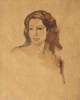 Raden Basouki Abdullah - Portrait of an Indonesian beauty