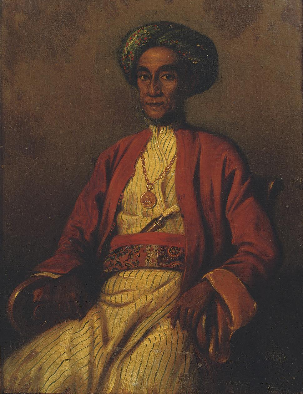 Raden Sarief Bastaman Saleh - A portrait of Pangeran Sjarif Alkadri