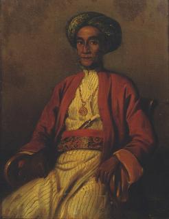 Raden Sarief Bastaman Saleh - A portrait of Pangeran Sjarif Alkadri