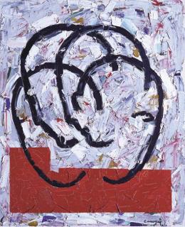 Rafael Canogar - Escena urbana n. 14