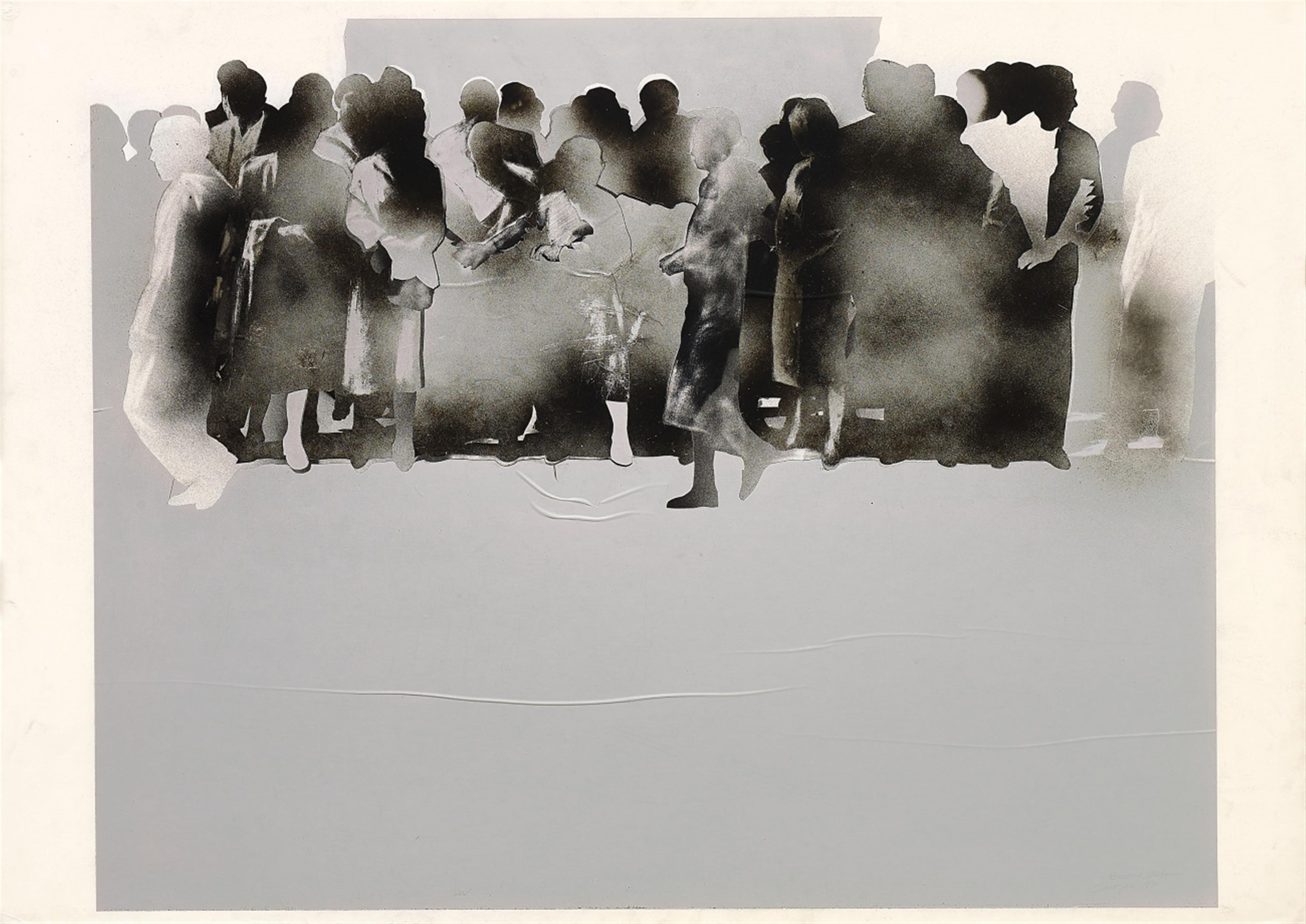 Rafael Canogar - Escena Urbana