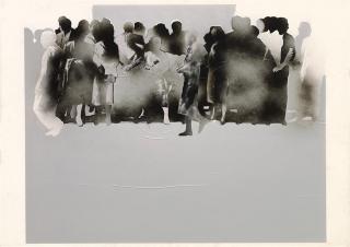 Rafael Canogar - Escena Urbana