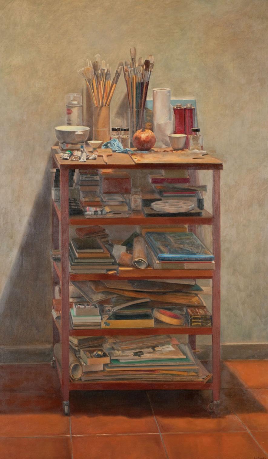 Rafael Cidoncha - L\'étagère du peintre