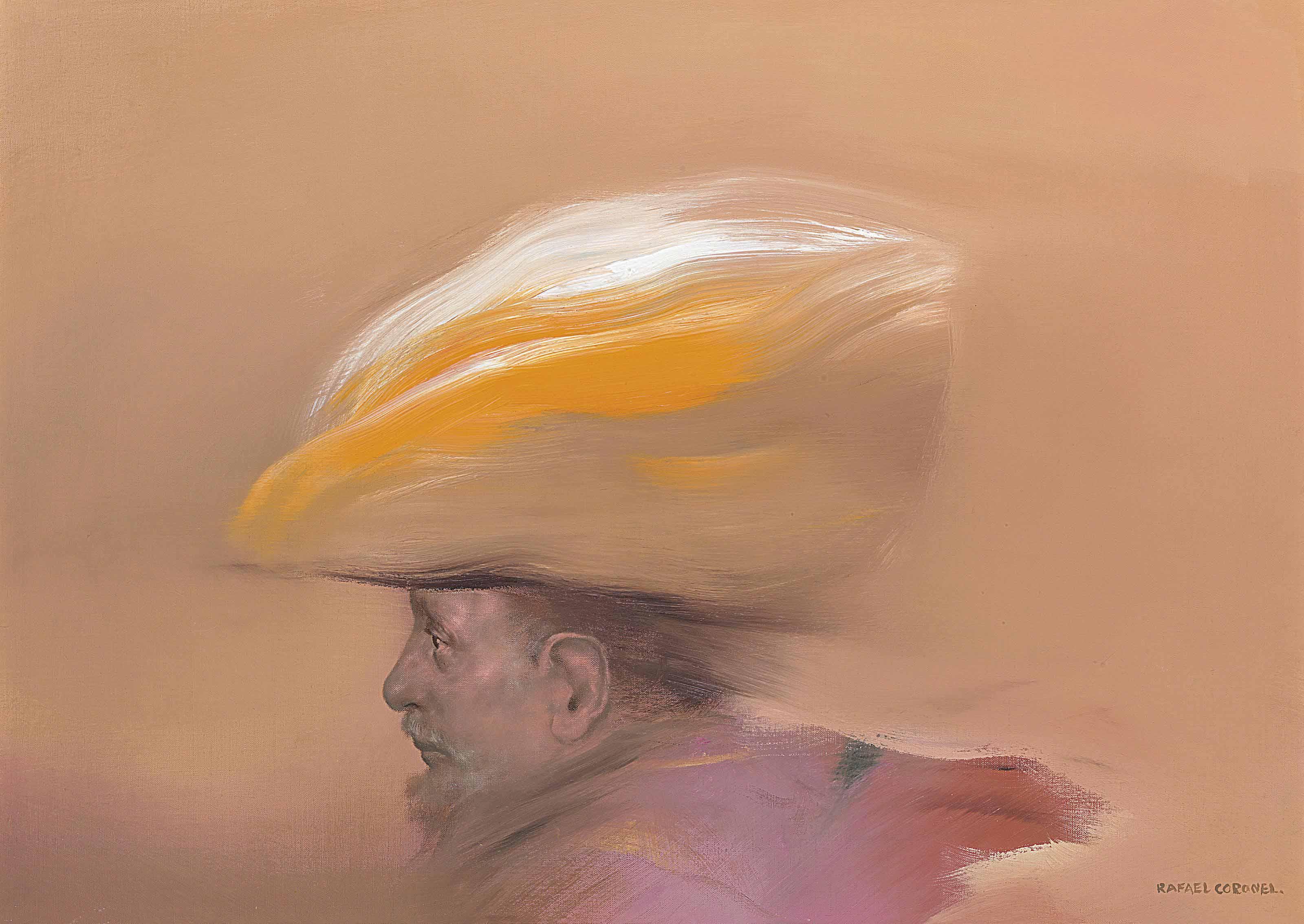 Rafael Coronel - Personaje con sombrero