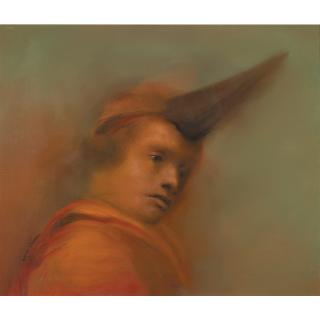 Rafael Coronel - Untitled (Boy With Pointed Cap)