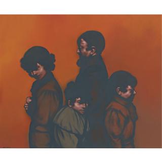 Rafael Coronel - Untitled (Father And Sons)