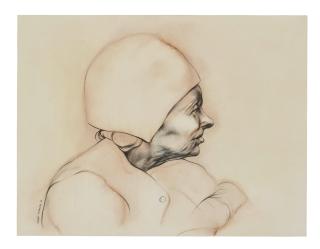 Rafael Coronel - Untitled (Woman in a Cap)